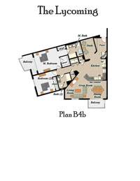 The Lycoming B4b floor plan